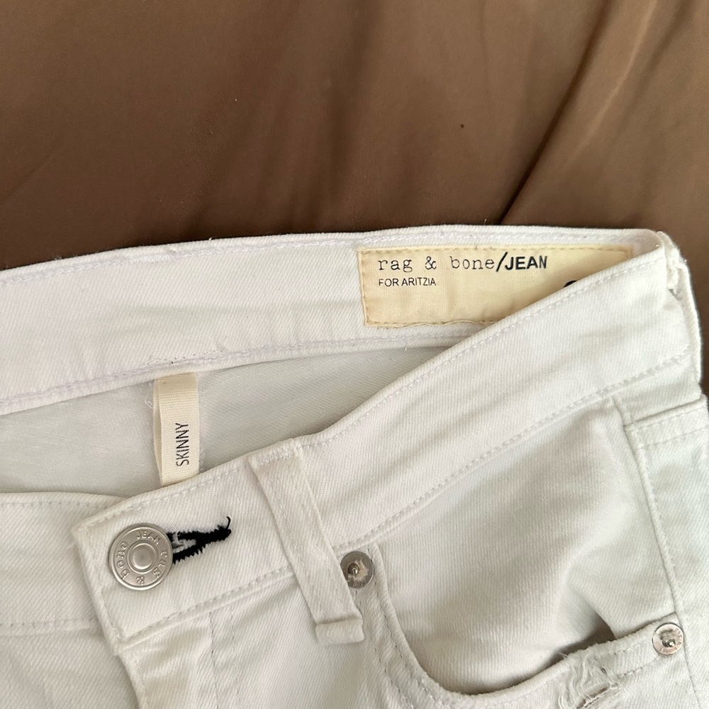rag & bone White Skinny Jeans